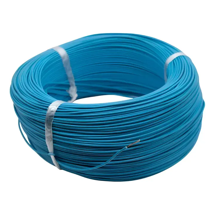 Rollo de cable unipolar celeste para iluminación LED